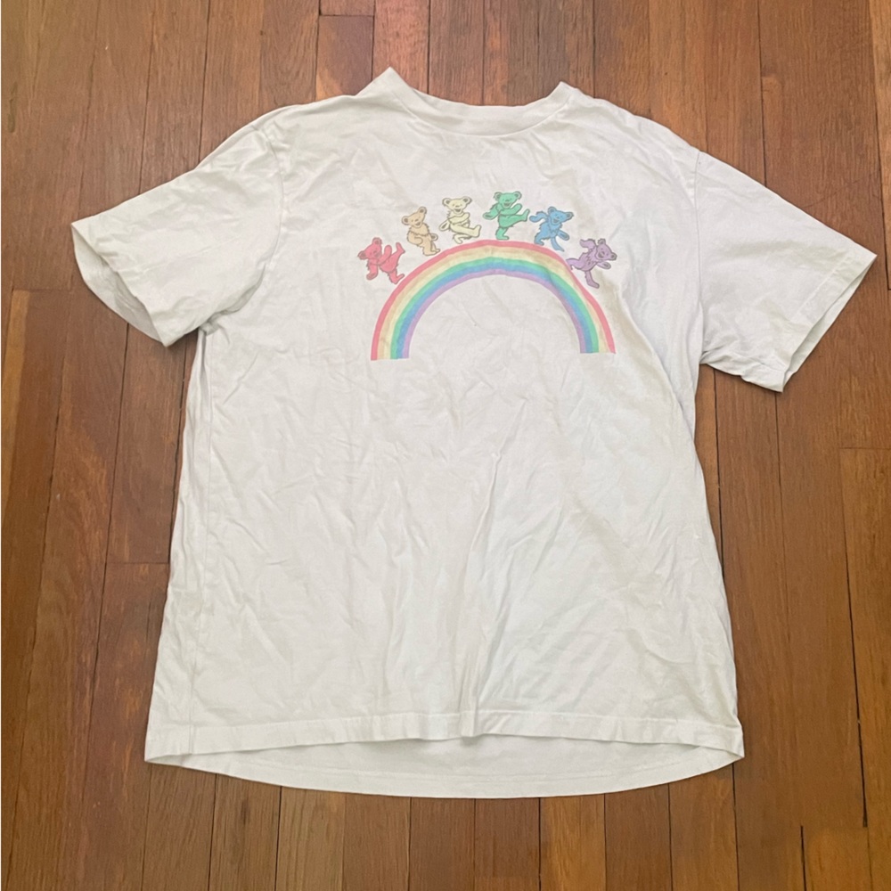 American Eagle Shirt, L, White, Grateful Dead